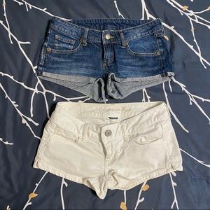 American Eagle + Mango Denim Jean Shorts Bundle